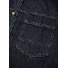 image:imageSidefeel Women Denim Shirts Oversized Long Sleeve Button Down Blouse TopVintage Blue