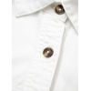 image:imageSidefeel Women Denim Shirts Oversized Long Sleeve Button Down Blouse TopWhite