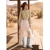 image:imageSidefeel Womens Denim Shirt Button Down Long Sleeve Jean Blouses TopsKhaki
