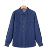 image:imageSidefeel Womens Long Sleeve Button Down Collared Denim ShirtBluing