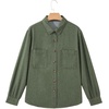 image:imageSidefeel Womens Long Sleeve Button Down Collared Denim ShirtGreen