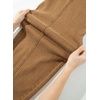 image:imageSIDEFEEL Jeans for Women Wide Leg Stretchy Barrel JeansBrown