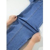 image:imageSIDEFEEL Jeans for Women Wide Leg Stretchy Barrel JeansLight Blue