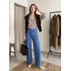 image:imageSIDEFEEL Jeans for Women Wide Leg Stretchy Barrel JeansLight Blue