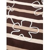 image:imageSidefeel Womens 3D Floral Long Sleeve Crewneck Striped SweatersBrown Stripe