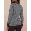 image:imageSidefeel Womens Button Down Plaid Cardigan Sweater Fall OutfitDark Brown