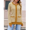 image:imageSidefeel Womens Button Down Plaid Cardigan Sweater Fall OutfitJurassic Gold