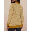 image:imageSidefeel Womens Button Down Plaid Cardigan Sweater Fall OutfitJurassic Gold