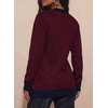 image:imageSidefeel Womens Button Down Plaid Cardigan Sweater Fall OutfitRed Dahlia