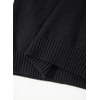 image:imageSidefeel Womens Collared Chunky Knit Pullover SweatersBlack