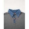 image:imageSidefeel Womens Collared Chunky Knit Pullover SweatersDark Grey