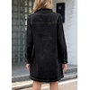 image:imageSidefeel Womens Denim Dress Casual Long Sleeve Jean DressBlack