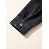 image:imageSidefeel Womens Denim Dress Casual Long Sleeve Jean DressBlack
