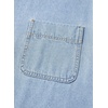 image:imageSidefeel Womens Denim Dress Casual Long Sleeve Jean DressIceland Blue