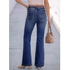 image:imageSidefeel Womens Flared Jeans High Waisted Denim PantsBluing