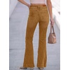 image:imageSidefeel Womens Flared Jeans High Waisted Denim PantsBrown