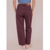 image:imageSidefeel Womens High Waist Stretchy Barrel Wide Leg JeansCoffee