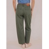 image:imageSidefeel Womens High Waist Stretchy Barrel Wide Leg JeansGreen