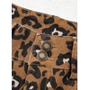 image:imageSidefeel Womens High Waisted Wide Leg Stretchy JeansBrown Leopard