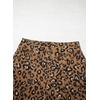 image:imageSidefeel Womens High Waisted Wide Leg Stretchy JeansBrown Leopard