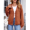 image:imageSidefeel Womens Oversized Fall Outfit Knit Cardigan SweatersGold Flame
