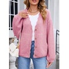 image:imageSidefeel Womens Oversized Fall Outfit Knit Cardigan SweatersPink