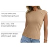 image:imageSidefeel Womens Tops Casual Crewneck Cap Sleeve ShirtsKhaki