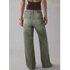image:imageSidefeel Womens Wide Leg Jeans High Waisted Stretchy Jeans Denim PantsGreen