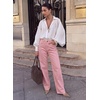 image:imageSidefeel Womens Wide Leg Jeans High Waisted Stretchy Jeans Denim PantsPink