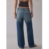 image:imageSidefeel Womens Wide Leg Jeans High Waisted Stretchy Jeans Denim PantsVintage Blue