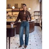 image:imageSidefeel Womens Wide Leg Jeans High Waisted Stretchy Jeans Denim PantsVintage Blue