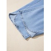 image:imageSidefeel Womens Wide Leg Jeans Mid Rise Stretchy Jeans Denim PantsSky Blue