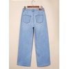 image:imageSidefeel Womens Wide Leg Jeans Mid Rise Stretchy Jeans Denim PantsSky Blue
