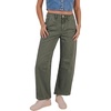 image:imageSidefeel Womens High Waist Stretchy Barrel Wide Leg JeansGreen