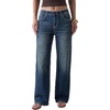 image:imageSidefeel Womens Wide Leg Jeans High Waisted Stretchy Jeans Denim PantsVintage Blue